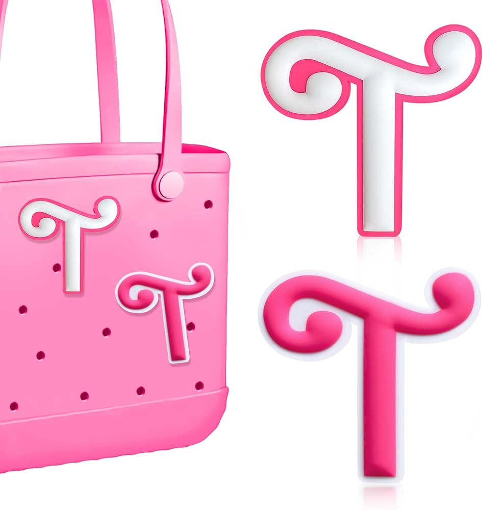 2Pcs Lettering Charms For Bogg Bag, 3D Alphabet Printed Decorative Accessories Charm For Bogg Bag... | Amazon (US)
