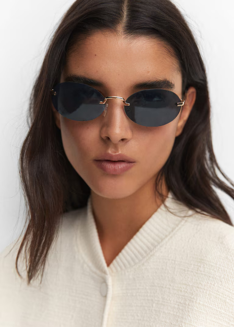 Oval sunglasses -  Women | Mango USA | MANGO (US)