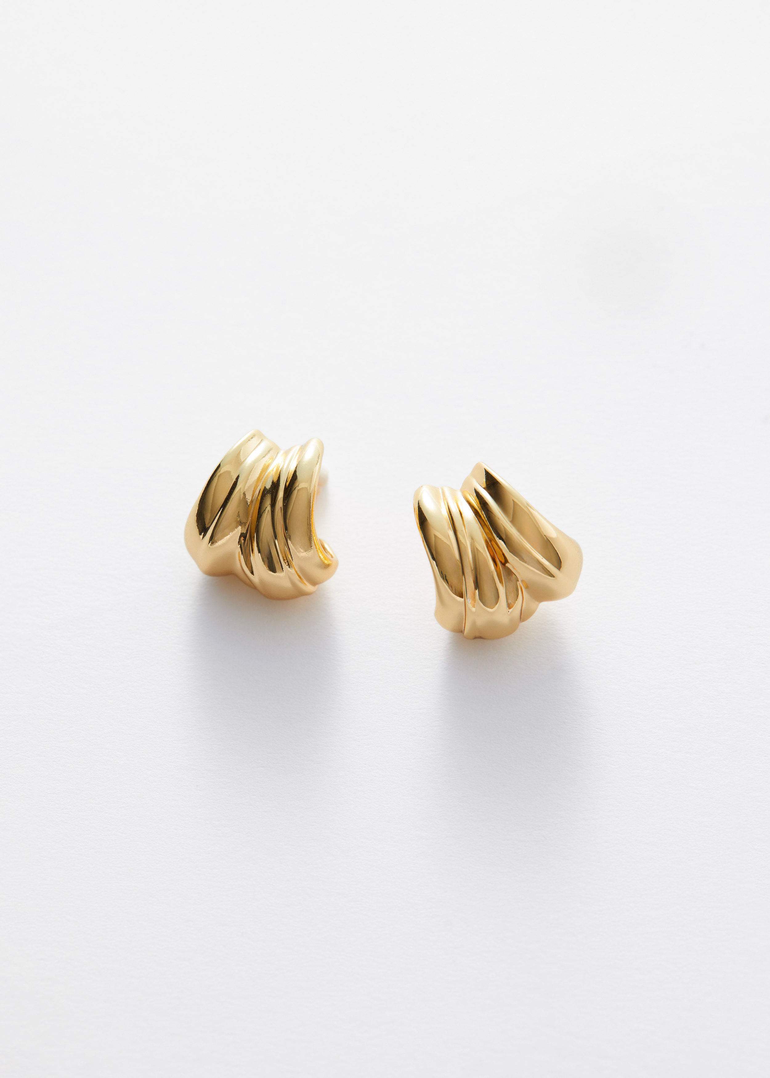 Chunky Sculptural Hoops - Gold - & Other Stories DE | & Other Stories EU