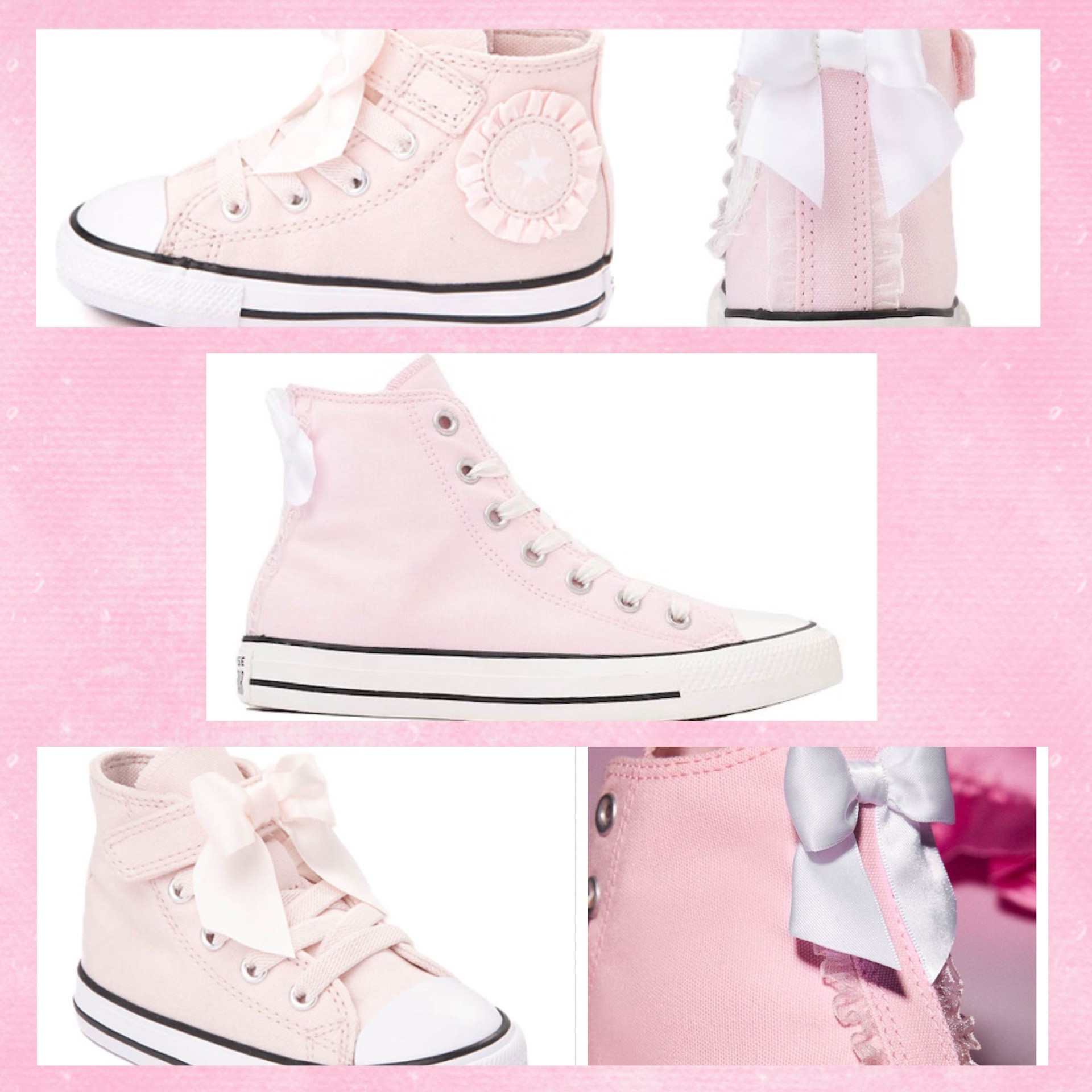 🍭 Sweetness overload incoming! 🍭 Say hello to the Chuck Taylor All Star Sweet Dreams High-Top Sneaker by Converse — the ultimate sugar-sweet twist on a classic fave 💕 I’m completely smitten with the soft pink frost canvas, dreamy vintage white tulle, and that precious little bow on the back — it’s pure cotton candy charm from heel to toe!
Whether you're a mama, a mini, or somewhere in between, these sugary-sweet Chucks come in sizes for all — because twinning in style should be this adorable 👟✨
Don't wait — these sweet treats won't last long! Tap the link to grab your pair before they vanish like a daydream 💫
#ConverseStyle #SweetDreamsSneaker #SugarSweetStyle #MatchingMoments #ChucksAndCharm

#LTKActive #LTKKids #LTKBaby