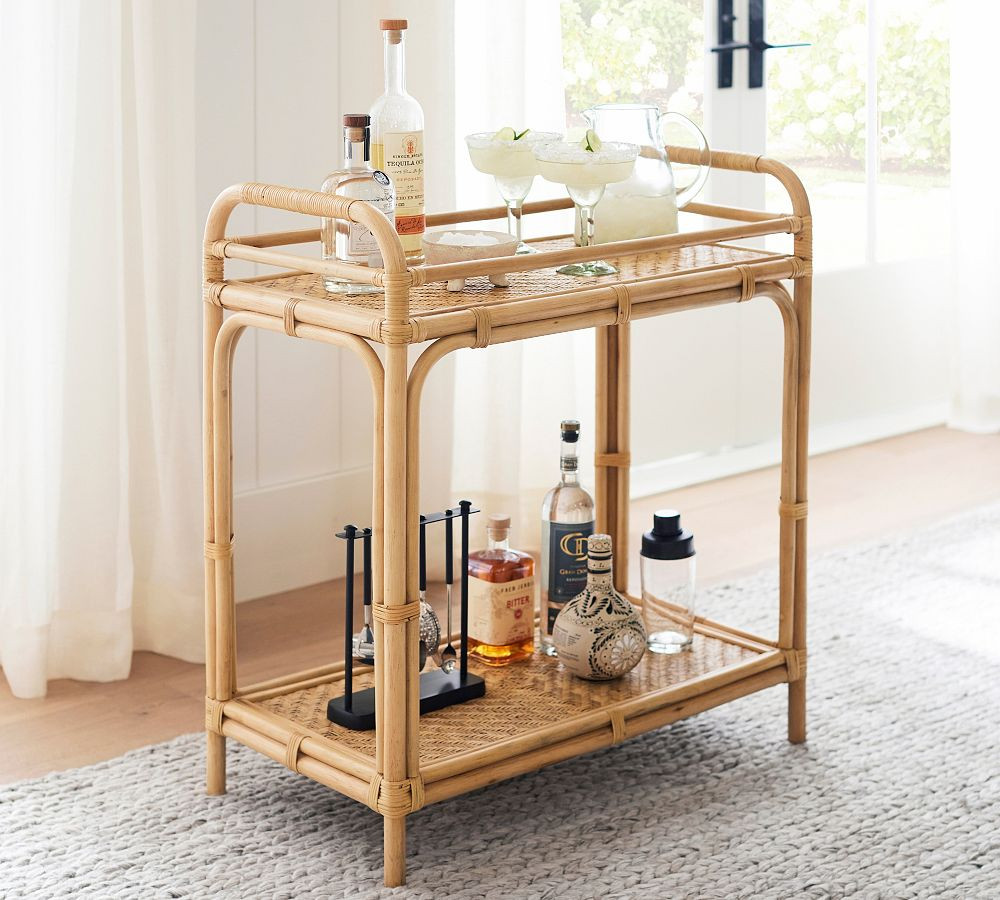 Cane Bar Cart | Pottery Barn (US)