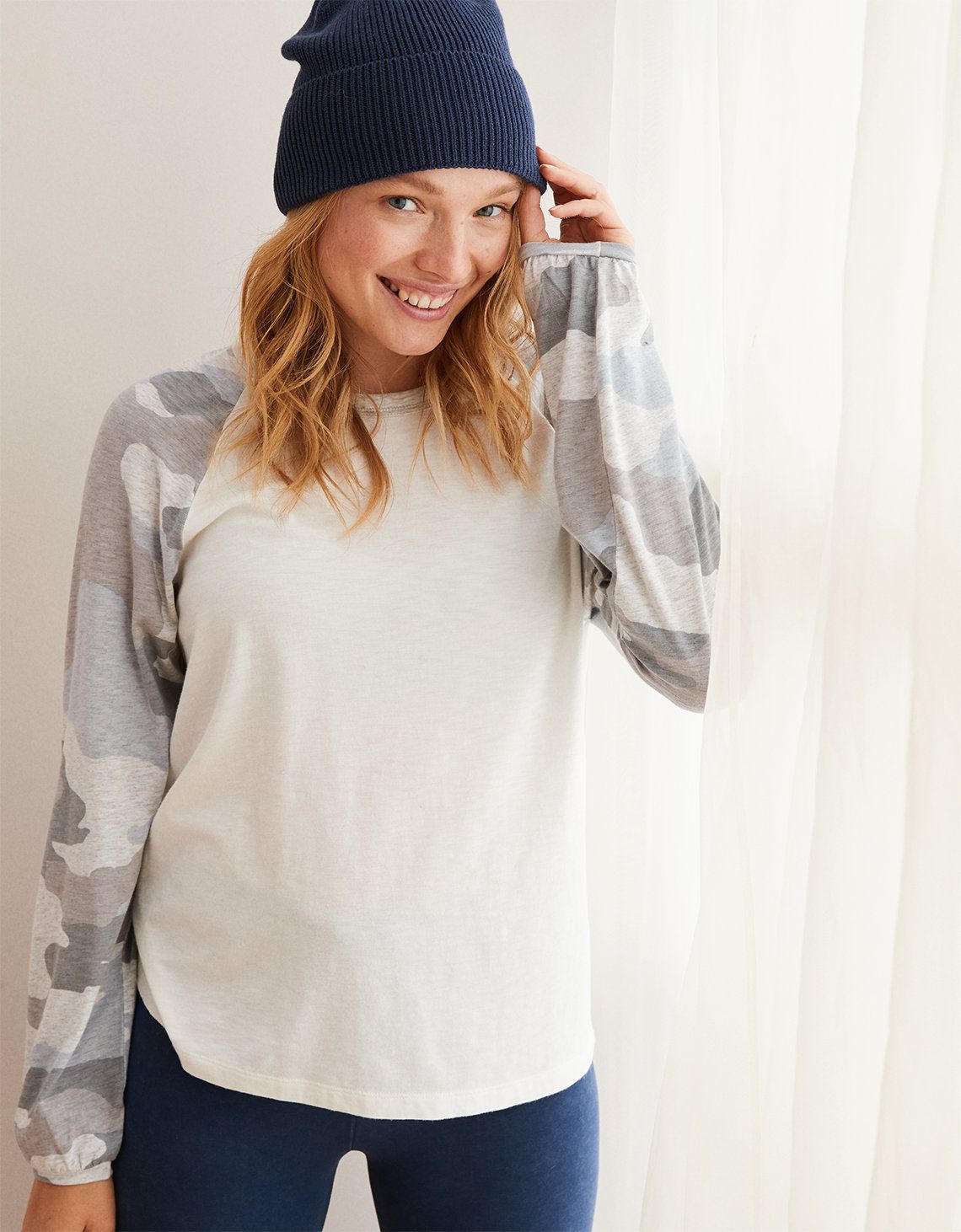 Aerie Real Soft® Baseball Tee | American Eagle Outfitters (US & CA)