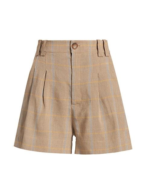 Mateo Linen-Blend Shorts | Saks Fifth Avenue