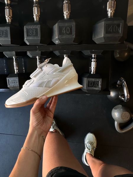 My new Reebok lifters! These shoes are strictly for Olympic lifting like squats, snatch, overhead squats, and deadlifts. They are on sale! 

WOMENS workout shoes 
WOMENS sneakers 
WOMENS fitness 



#LTKActive #LTKShoeCrush #LTKFitness