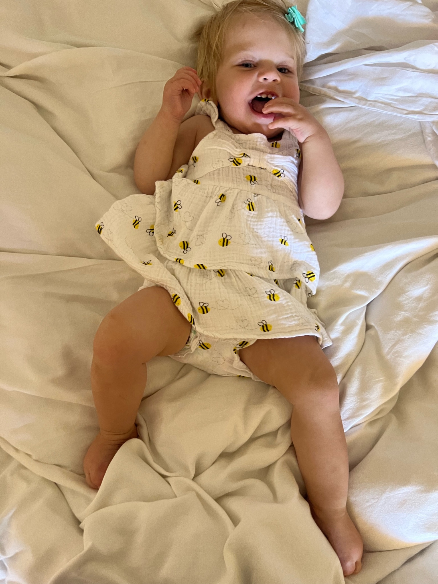 My little bubble bee… buzzing around a growing so big 

#LTKFindsUnder50 #LTKKids #LTKBaby