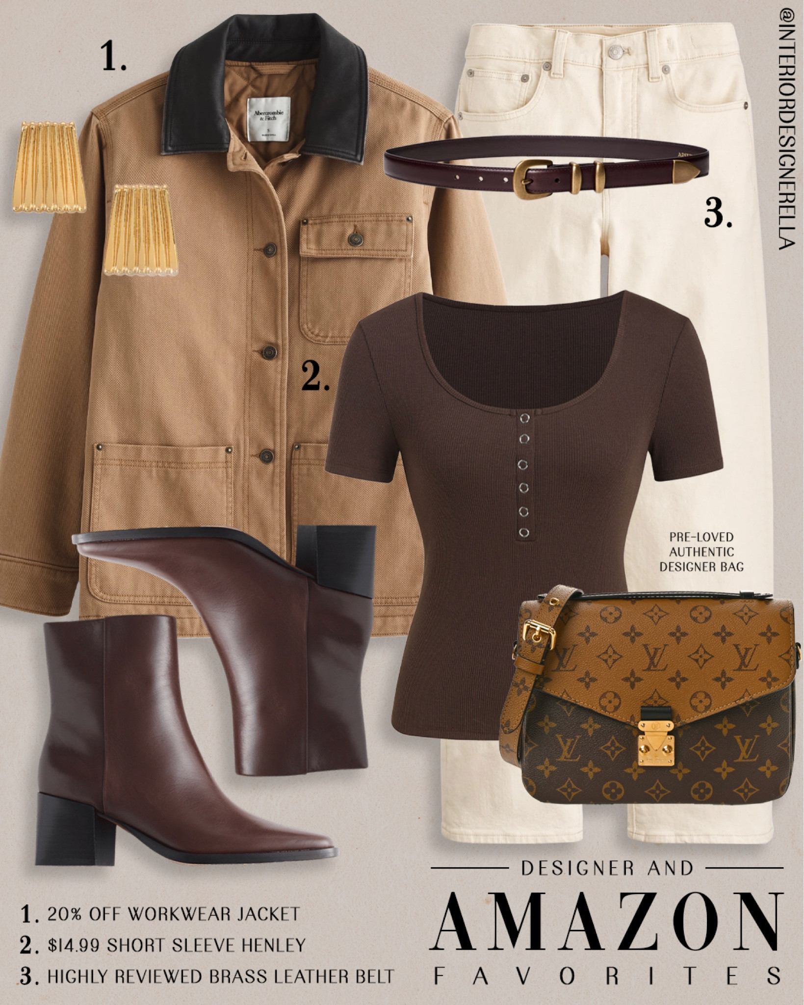 20% off workwear jacket + $14.99 short sleeve henley!✨ Share this post with a friend!!🤗 Click on the “Shop OOTD Collages” collections on my LTK to shop this post and more!🤗 Have an amazing day!! Xo!!

#LTKFindsUnder50 #LTKShoeCrush #LTKFindsUnder100