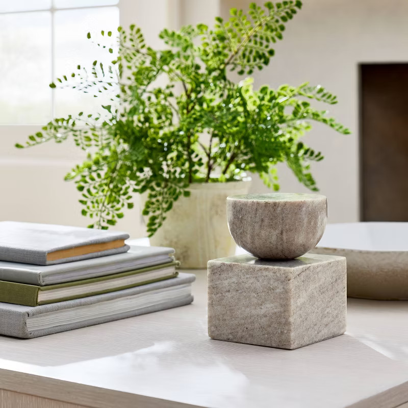 Modern Marble Figural Beige - Threshold™ designed with Studio McGee | Target