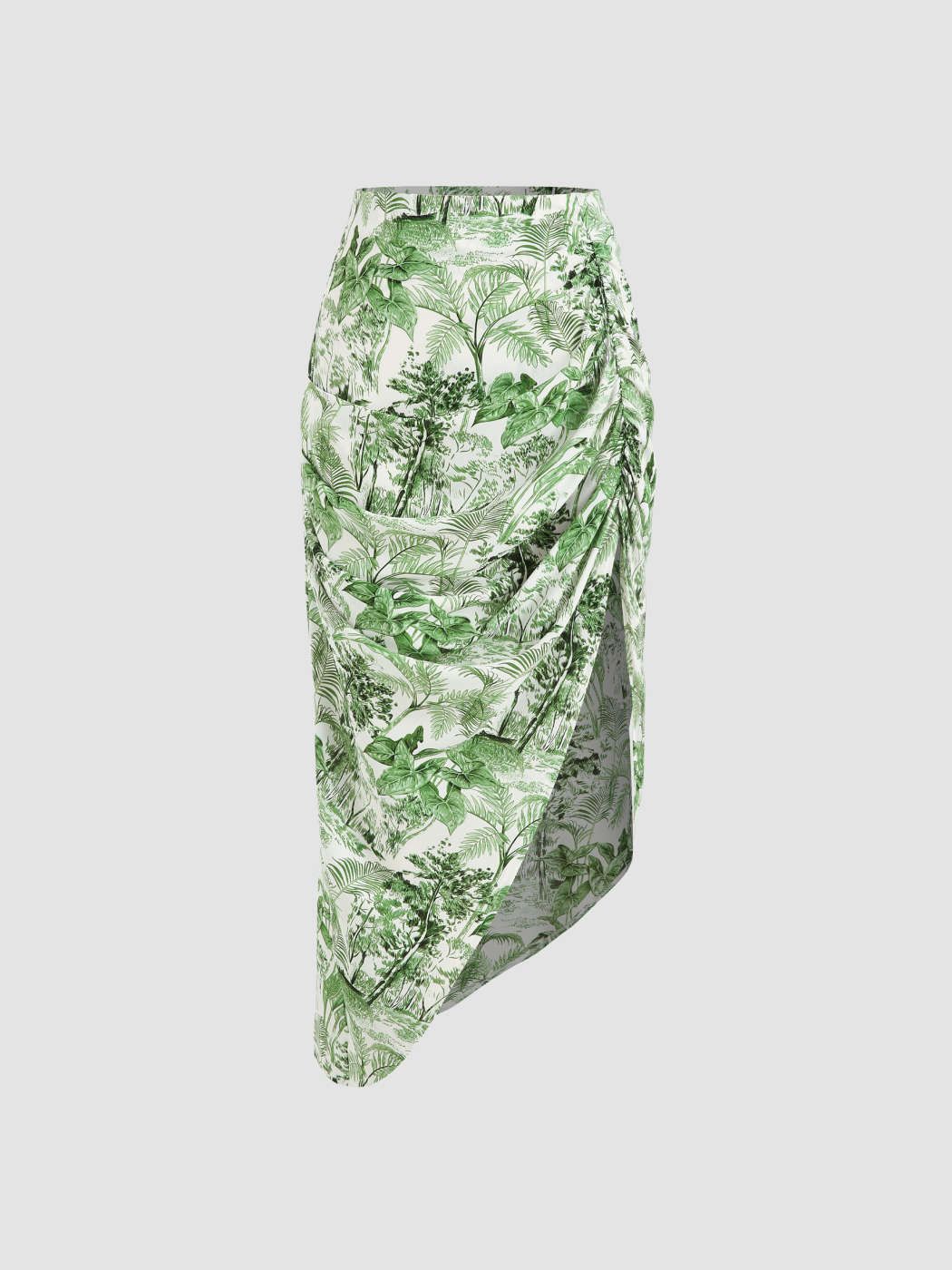 Landscape Painting Ruched Skirt | Cider