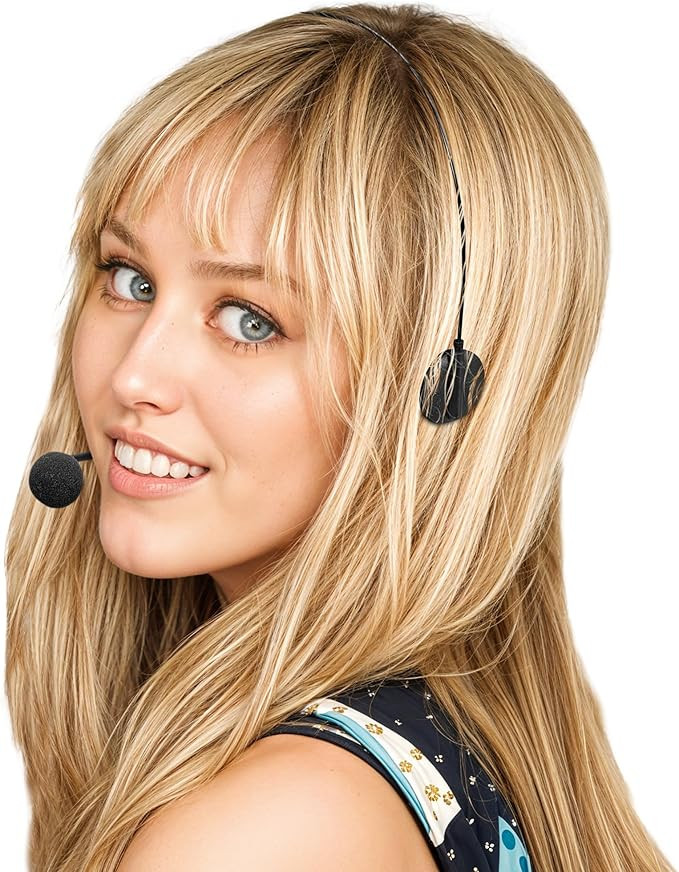 Zadin Pop Star Costume, Fake Microphone Headset Prop Mic, Celebrity Costumes for Women, Popstar A... | Amazon (US)