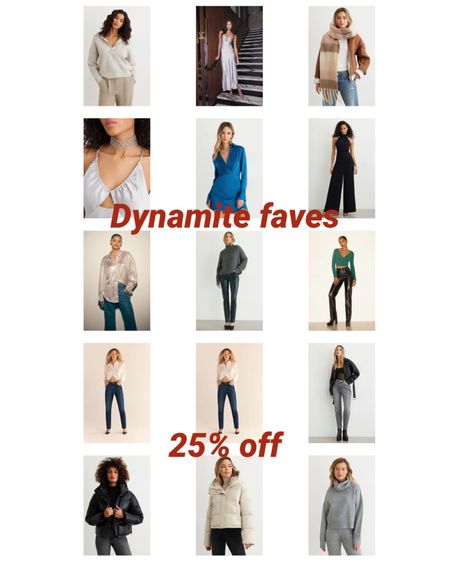 Last day for 25% off at Dynamite!
I ordered the black faux leather pants, chunky scarf and metallic button up shirt 


#LTKunder50 #LTKsalealert