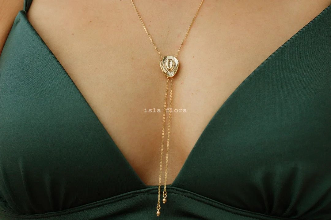 Adjustable Dainty Cowboy Cowgirl Hat Pendant 29 Necklace, Gold Plated Western Glam, Rodeo Boots, ... | Etsy (US)