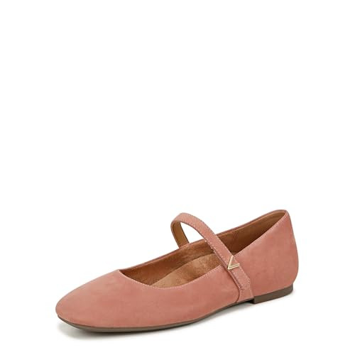 Vionic Women's Alameda Mary Janes Flat, Cinder Rose Pink Suede, 11 Wide | Amazon (US)