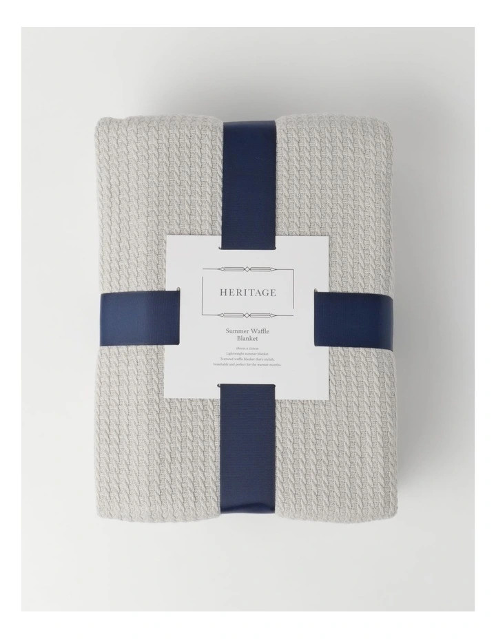 Summer Waffle Blanket in Natural | Myer