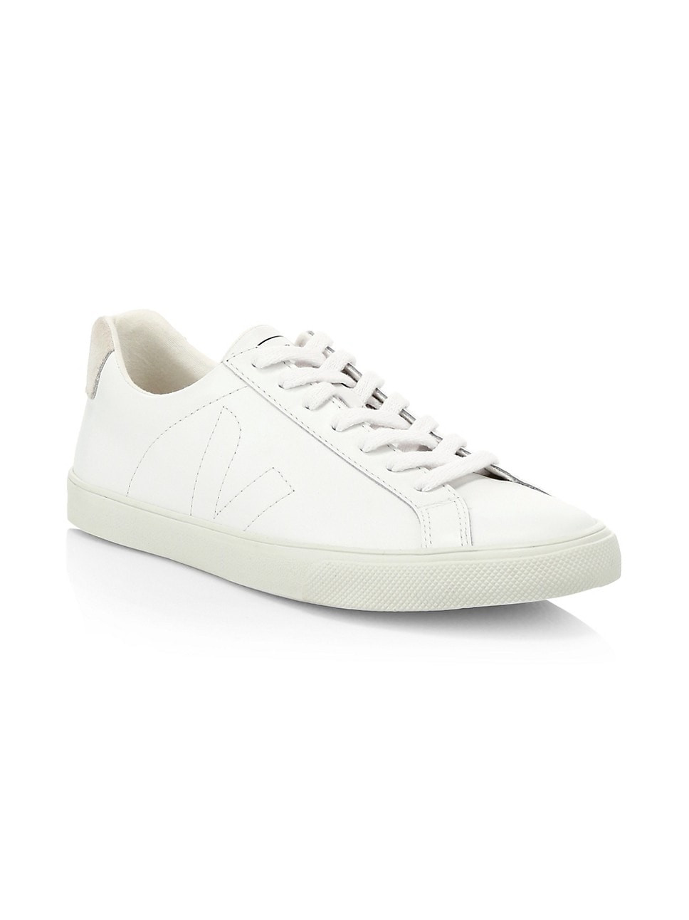 Esplar Stitched Logo Leather Low-Top Sneakers | Saks Fifth Avenue