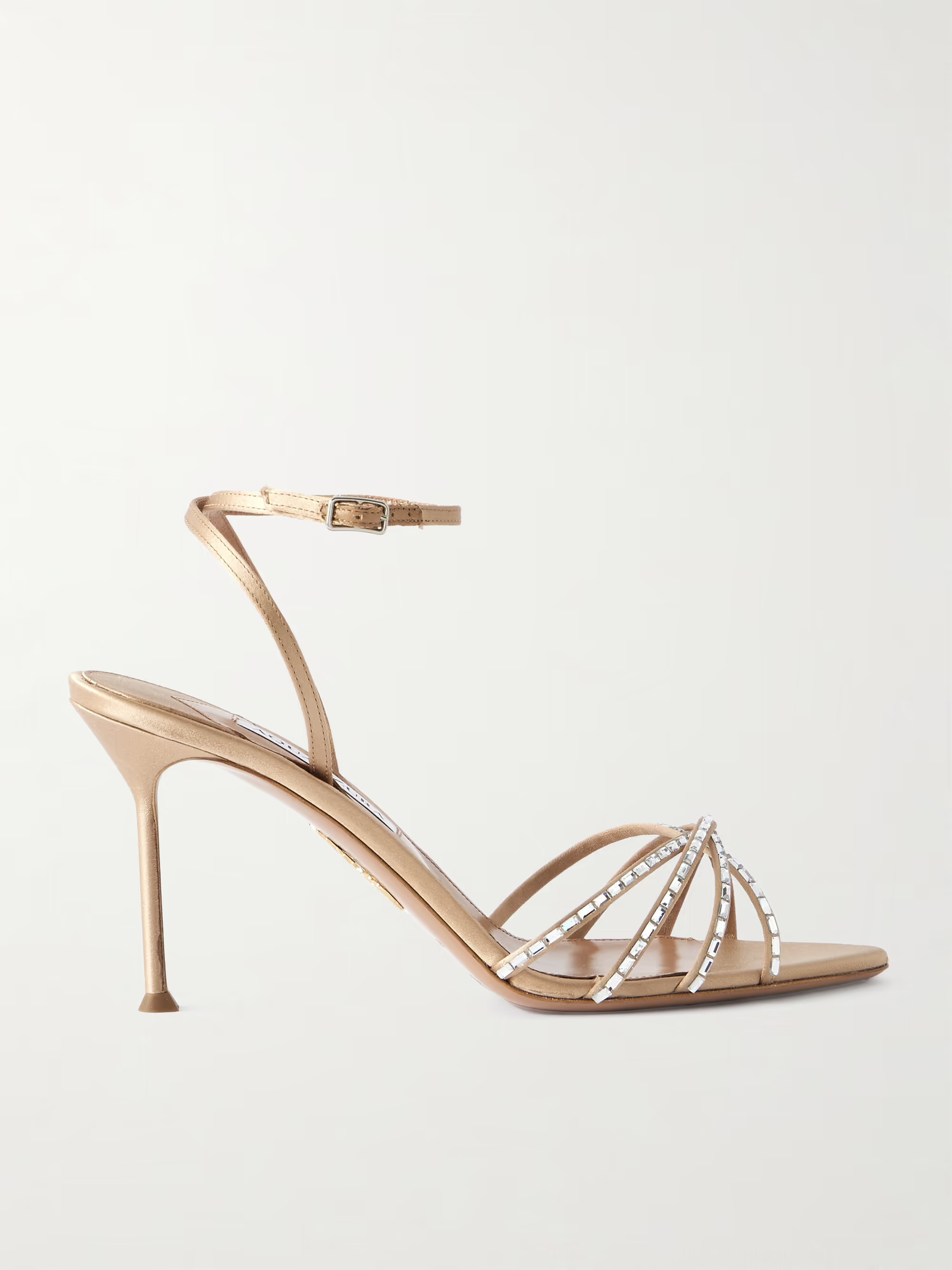 Tell Me crystal-embellished leather sandals | NET-A-PORTER (US)