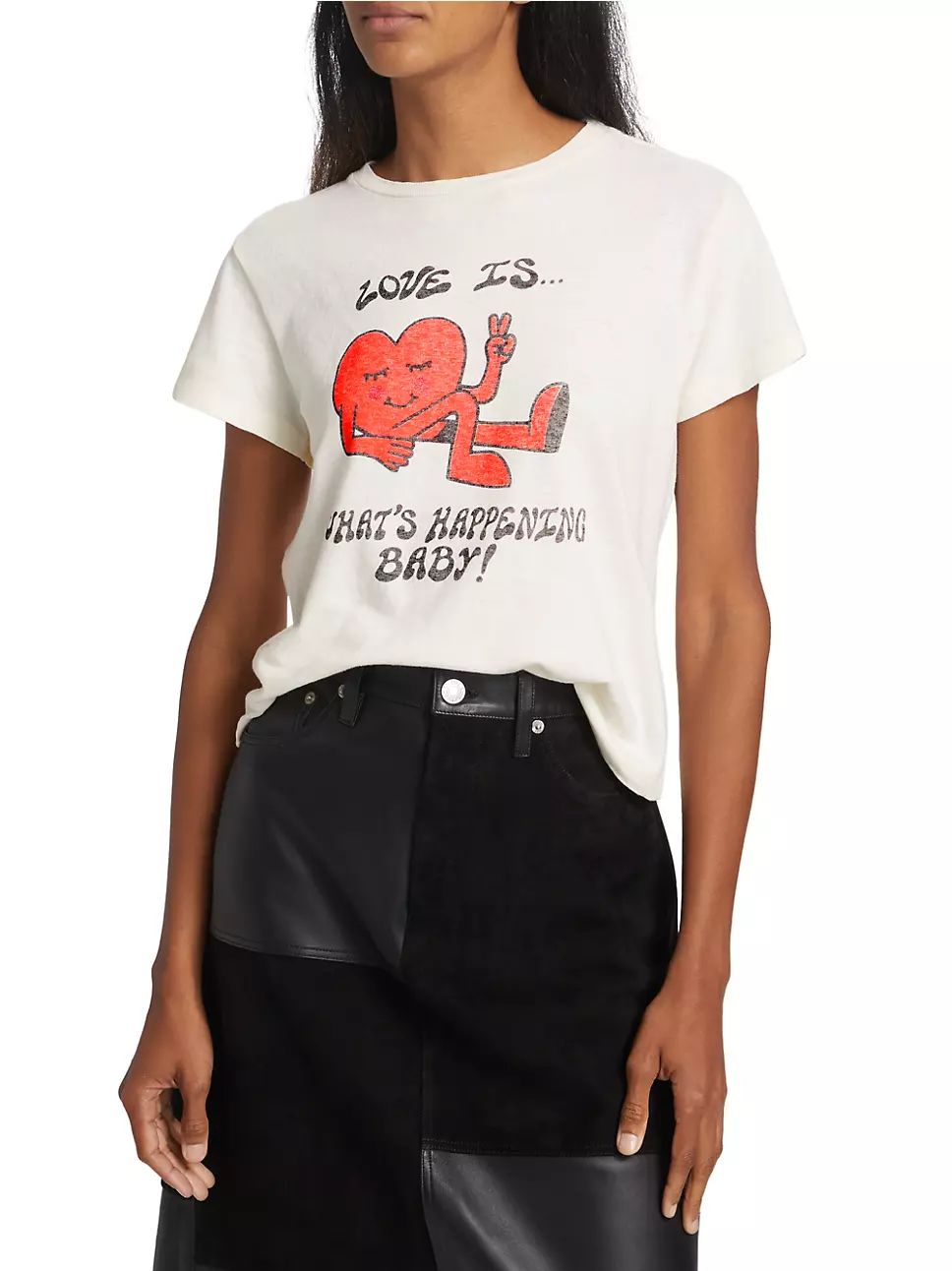 What's Happening Cotton T-Shirt | Saks Fifth Avenue (CA)