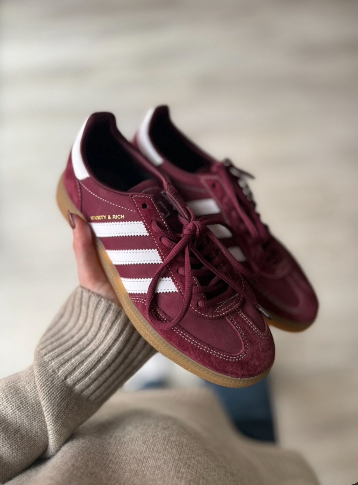 Burgundy trainer edit 🍇

#LTKuk #LTKautumn #LTKover50style