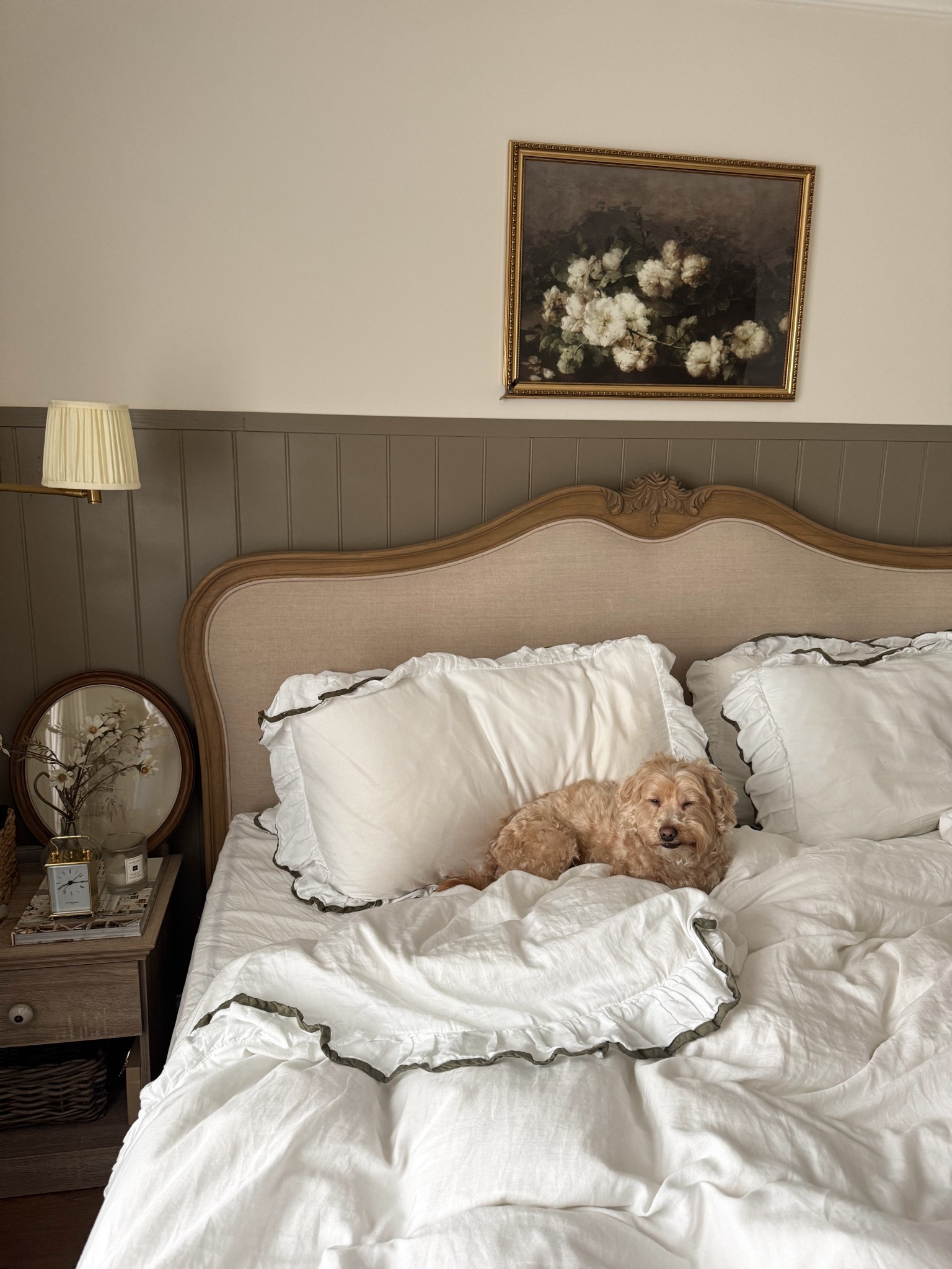 Fresh frilly bedding for a spring refresh in the bedroom 

#LTKhome