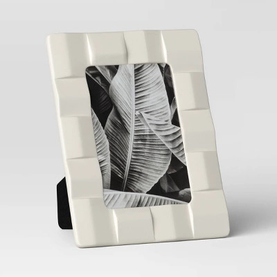 Stoneware Table Frame Matte Cream - Threshold™ | Target