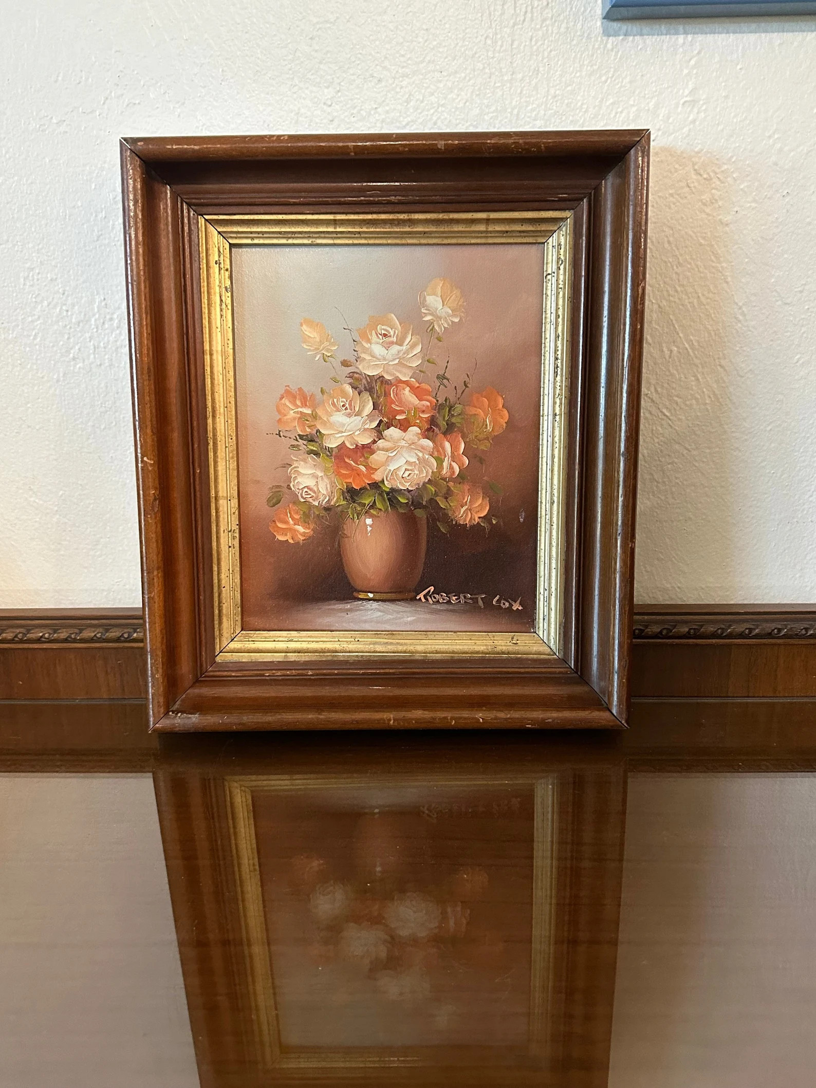 Stunning Framed Flowers in Vase Floral Mid to Late 20th Century Original Oil Painting by Artist R... | Etsy (US)
