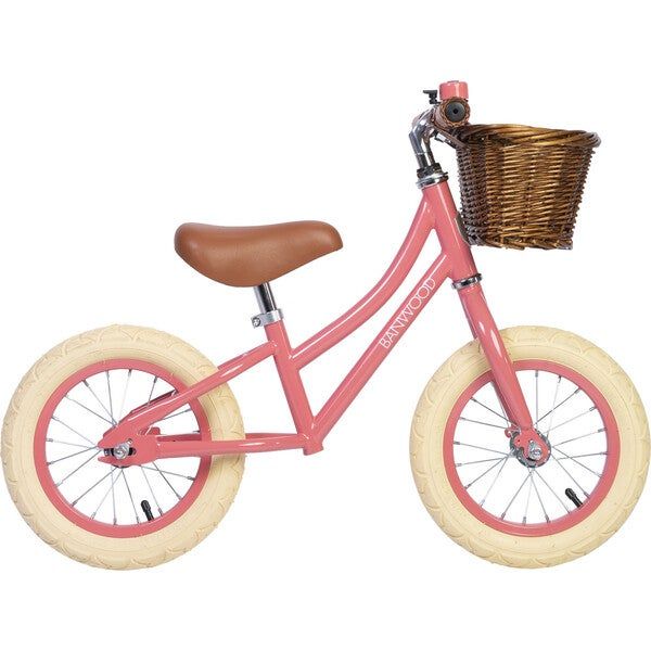 First Go! Scoot Bike, Coral - Banwood Bikes | Maisonette | Maisonette