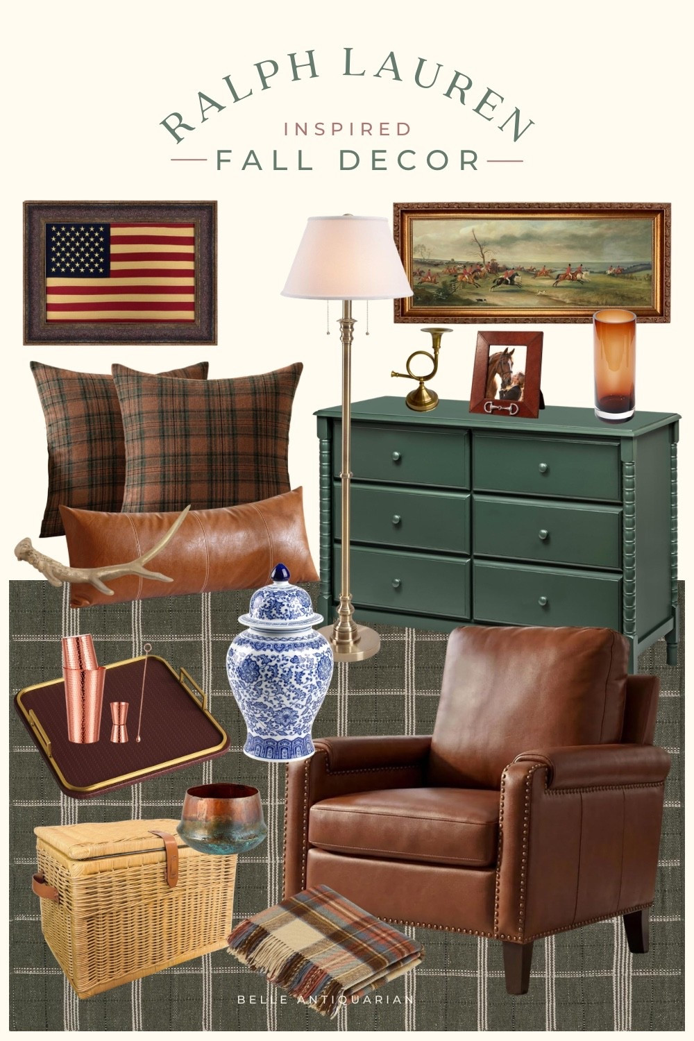 The Ralph Lauren look is less about one particular product and more about the mix: warm leather, handsome plaids, equestrian details, classic Americana, aged brass, and blue-and-white porcelain. I gathered these traditional home finds to create a collected look that feels especially fitting for fall, but can be enjoyed for years to come. Shop everything pictured through the product links. 

 #LTKHome #LTKSaleAlert

#LTKHome