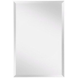 Frameless Rectangle Wall Mirror by The Better Bevel (30" x 40") | Bed Bath & Beyond