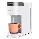 Keurig K-Slim Coffee Maker, Single Serve K-Cup Pod Coffee Brewer, 8 to 12 oz. Brew Sizes, White | Amazon (US)