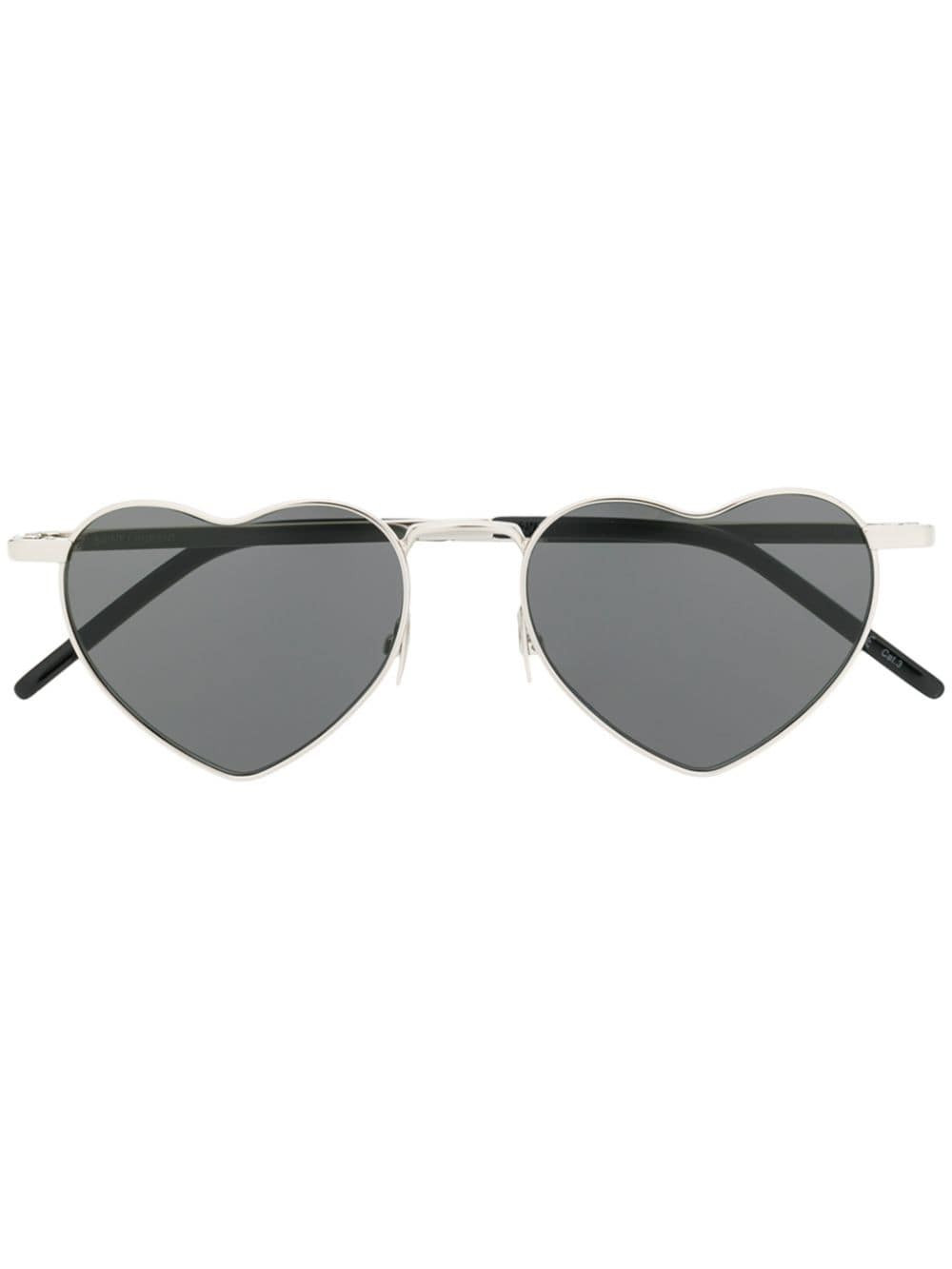 Saint Laurent Eyewear heart-shaped sunglasses - Black | Farfetch Global