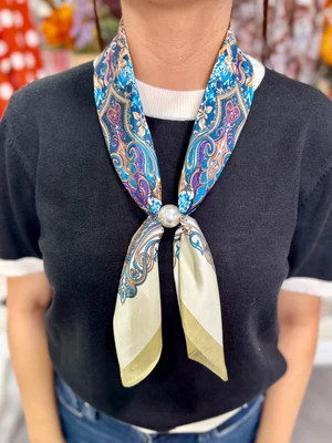 Southern Melon Boutique Ready To Wear Magnetic Scarf-MULTI COLOR - Ready To Wear Magnetic Scarf-MULTI COLOR | Shop.app