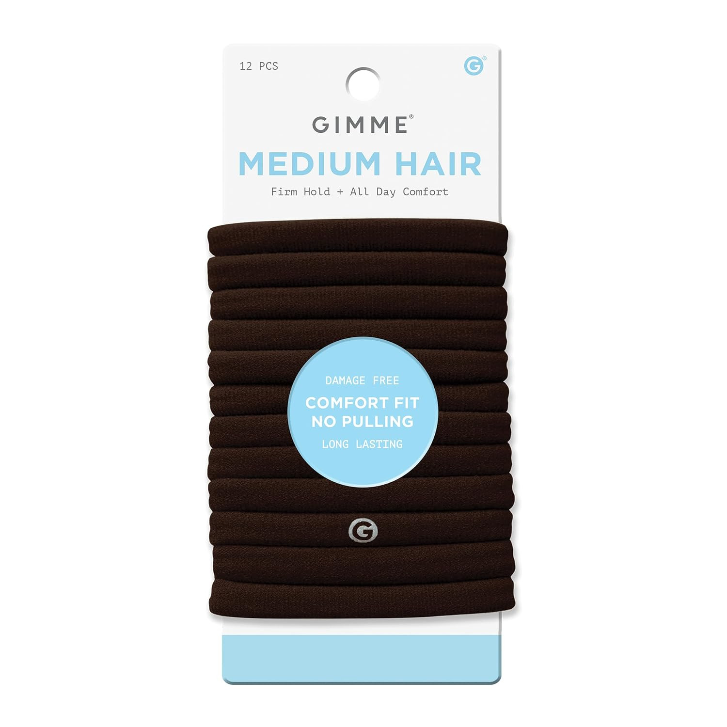 Gimme Beauty Medium Hair Bands - Patent-Pending Seamless Nylon & Spandex Ties for All Hair Types ... | Amazon (US)