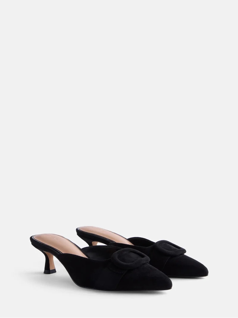 Free Assembly Women's Heeled Mules | Walmart (US)