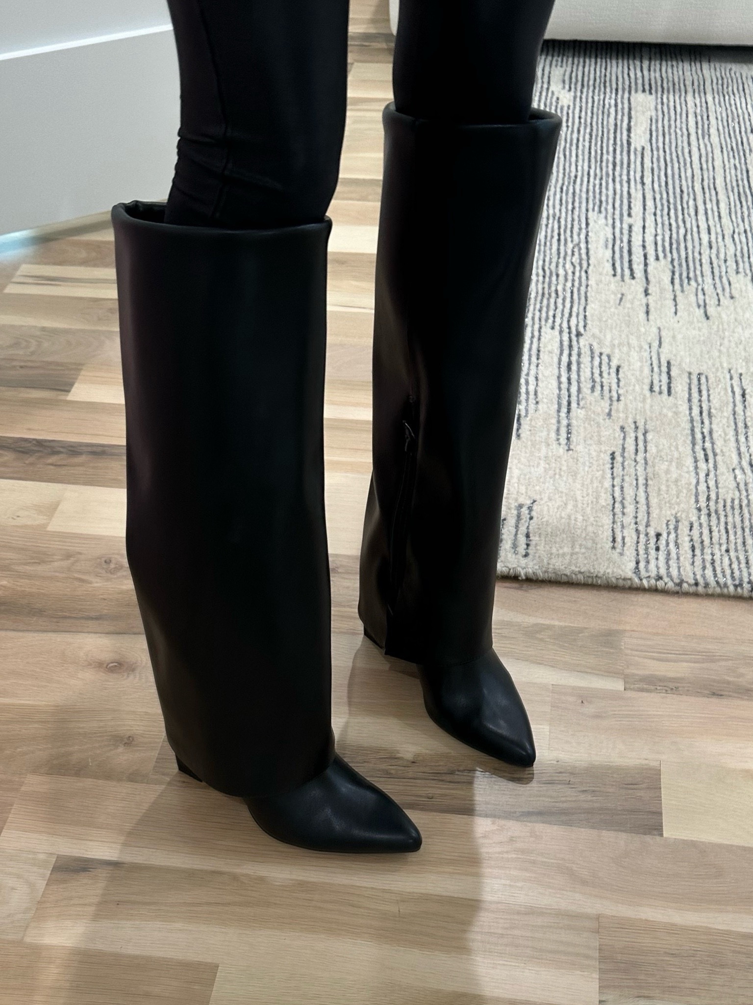 $54 affordable black boots Walmart boots fall boots size 7 

#LTKShoeCrush #LTKFindsUnder50 #LTKFindsUnder100