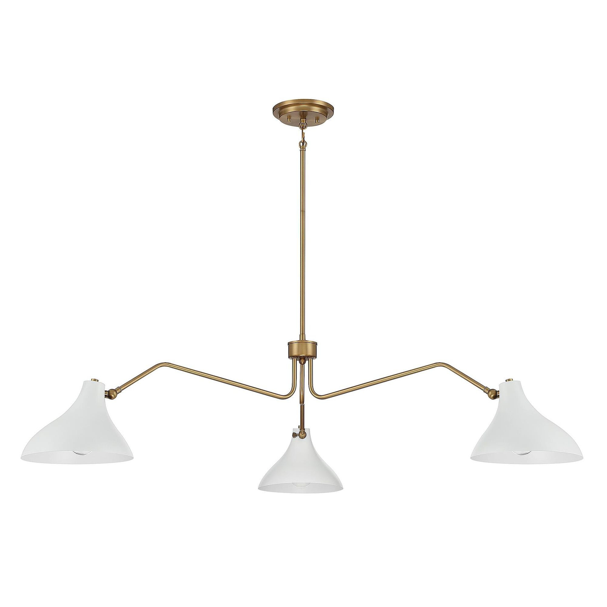 48 Inch 3 Light LED Chandelier by Meridian Lighting | 1800 Lighting