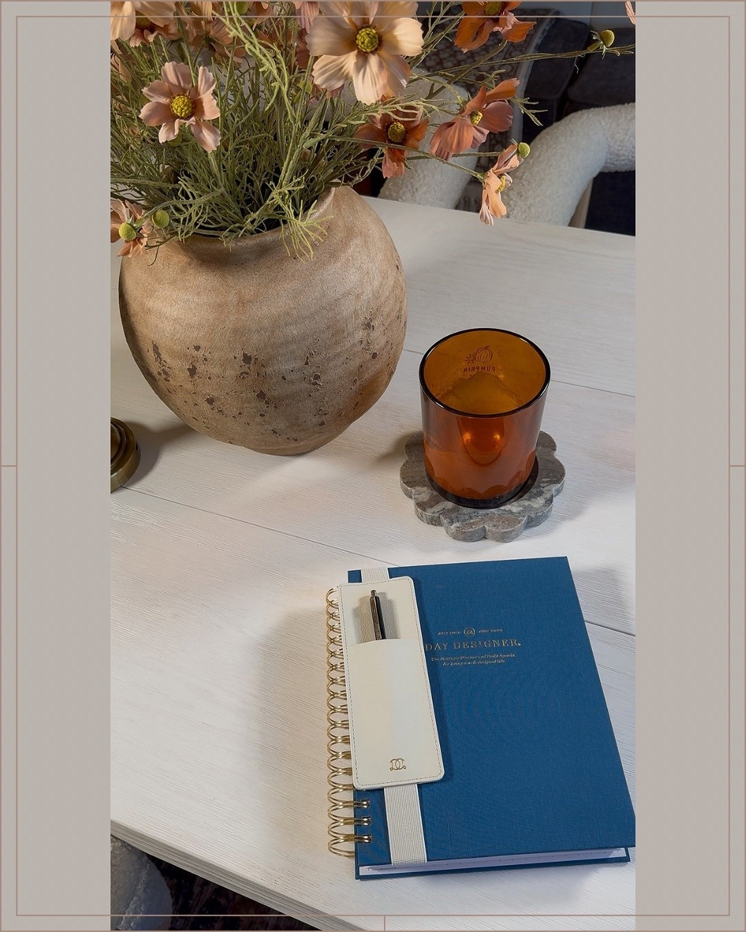 This is your reminder to slow down, open your planner, and put your thoughts, goals, and to-dos onto the page @thedaydesigner ✨
Use my code DECORCRUSHDAILY15 for 15% off your own Day Designer!

#daydesigner #planner #dailyplanner #plannercommunity #timeblocking #goalsetter #planninginspo #plannergirl #organizationgoals #planwithme #productivitytools #organizedlife #desksetup #paperplanner #journalingcommunity #lifebydesign #plannerobsessed #getorganized 

#LTKHome #LTKFindsUnder50