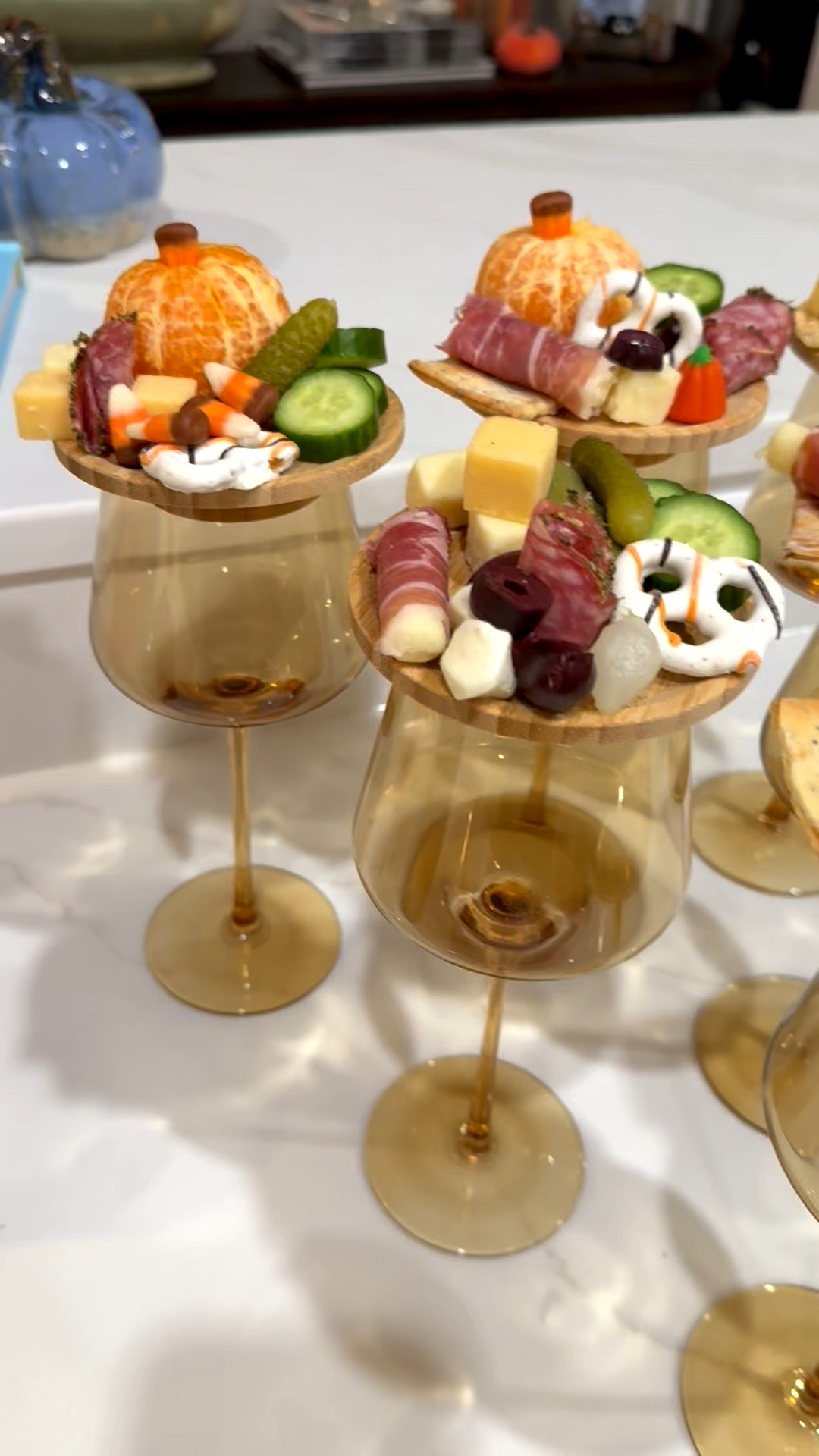 I made these fun wine glass charcuterie toppers with my friend. 🍷 These are perfect for parties. 🎉 

You can let your guests make their own charcuterie toppers or premade them!!! 🧀🥖🫒

#LTKFindsUnder50 #LTKHome #LTKParties