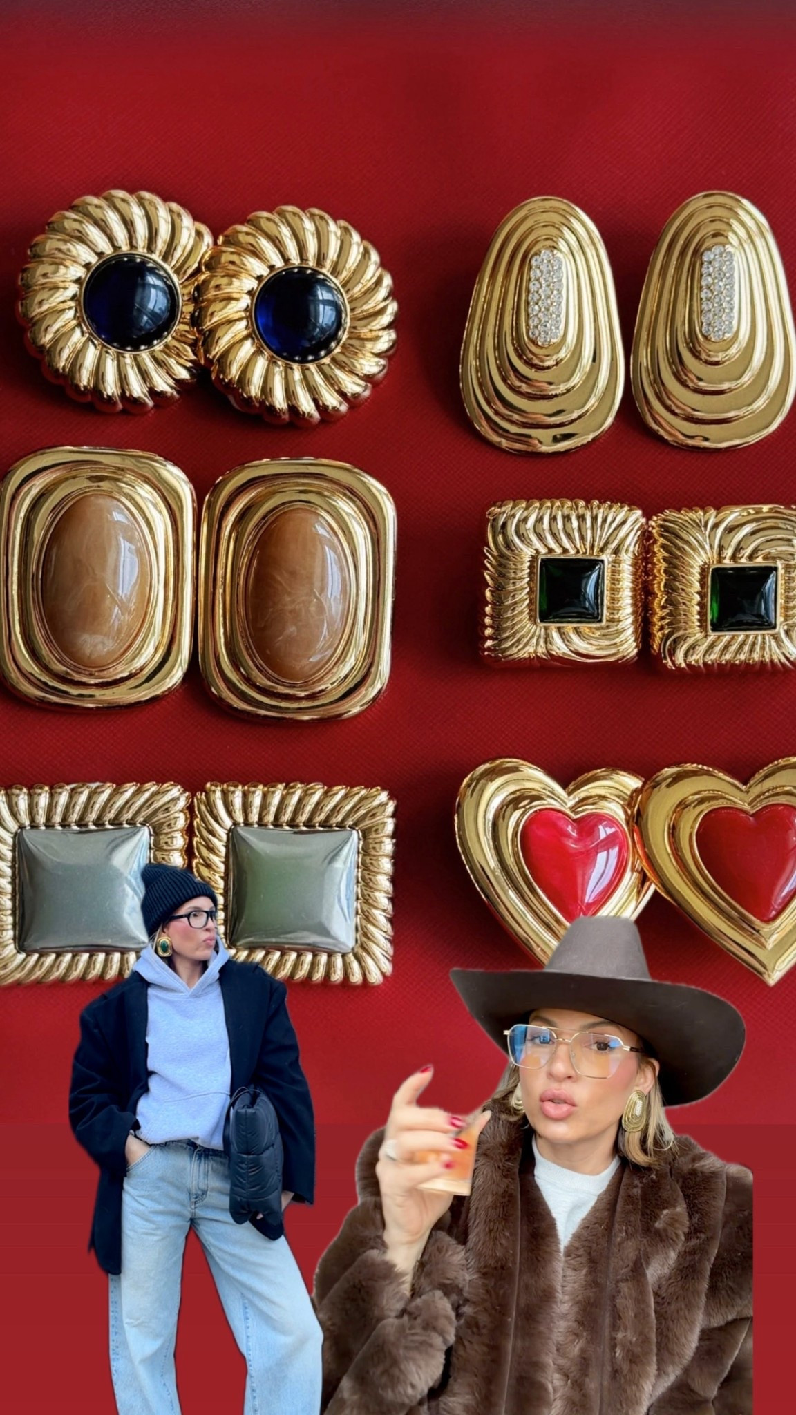 This is the jewelry you always see me wearing. I’m so excited because I’m able to link it now! I love it because it’s giving strong Saint Laurent vibes, but it’s so affordable. They’re not heavy at all either! ￼

#LTKootd #LTKTravel #LTKgrwm