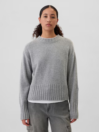 CashSoft Relaxed Crewneck Sweater | Gap Factory