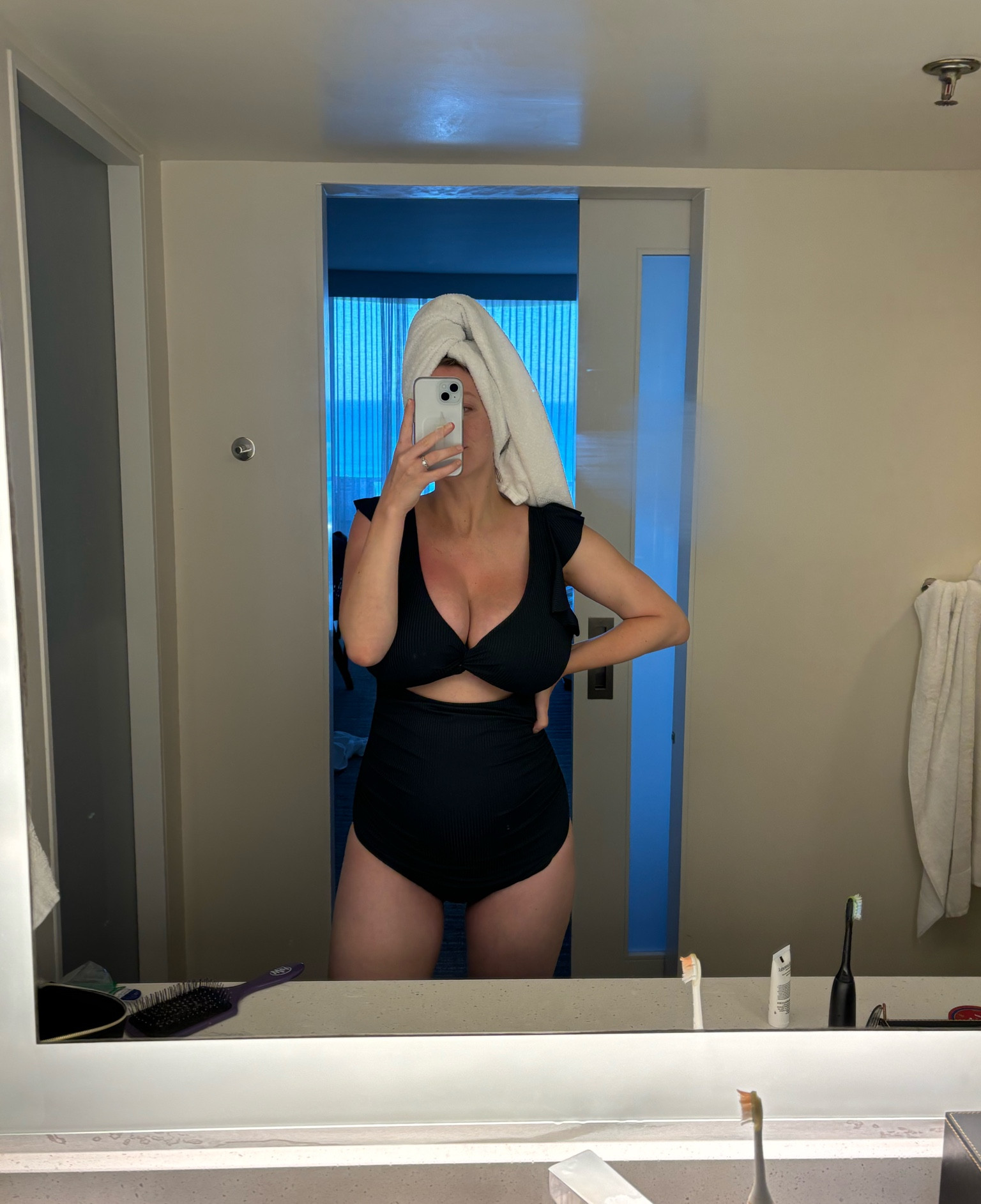 maternity swimsuit! Soo much room in the belly to grow. Super cute, flattering, and comfy :)

#LTKSwim #LTKBump #LTKBaby
