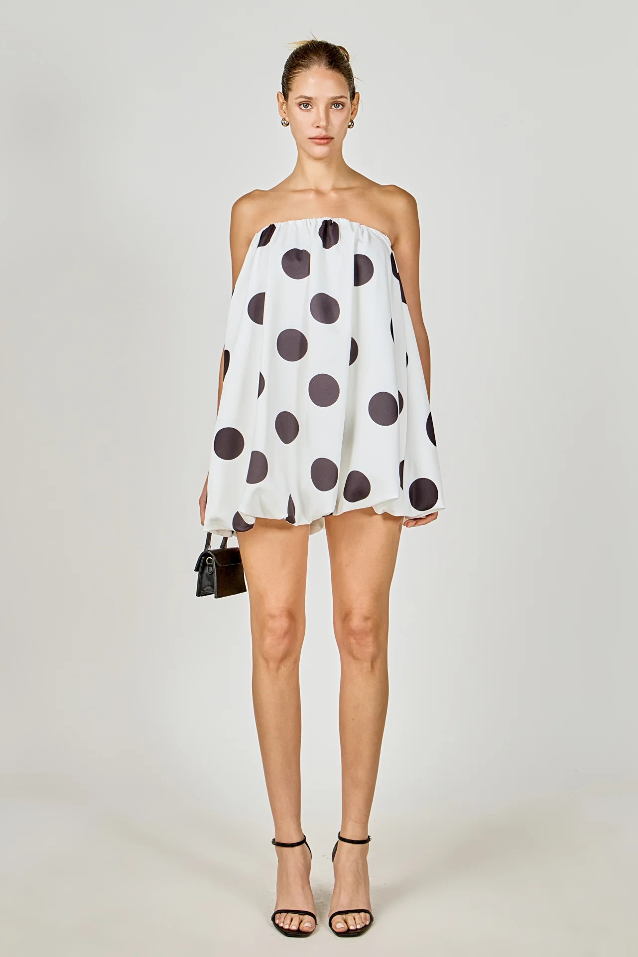 Polka Dot Bubble Mini Dress | Endless Rose