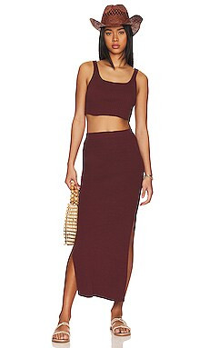 Free People Encinitas Set in Cinnamon Brown from Revolve.com | Revolve Clothing (Global)