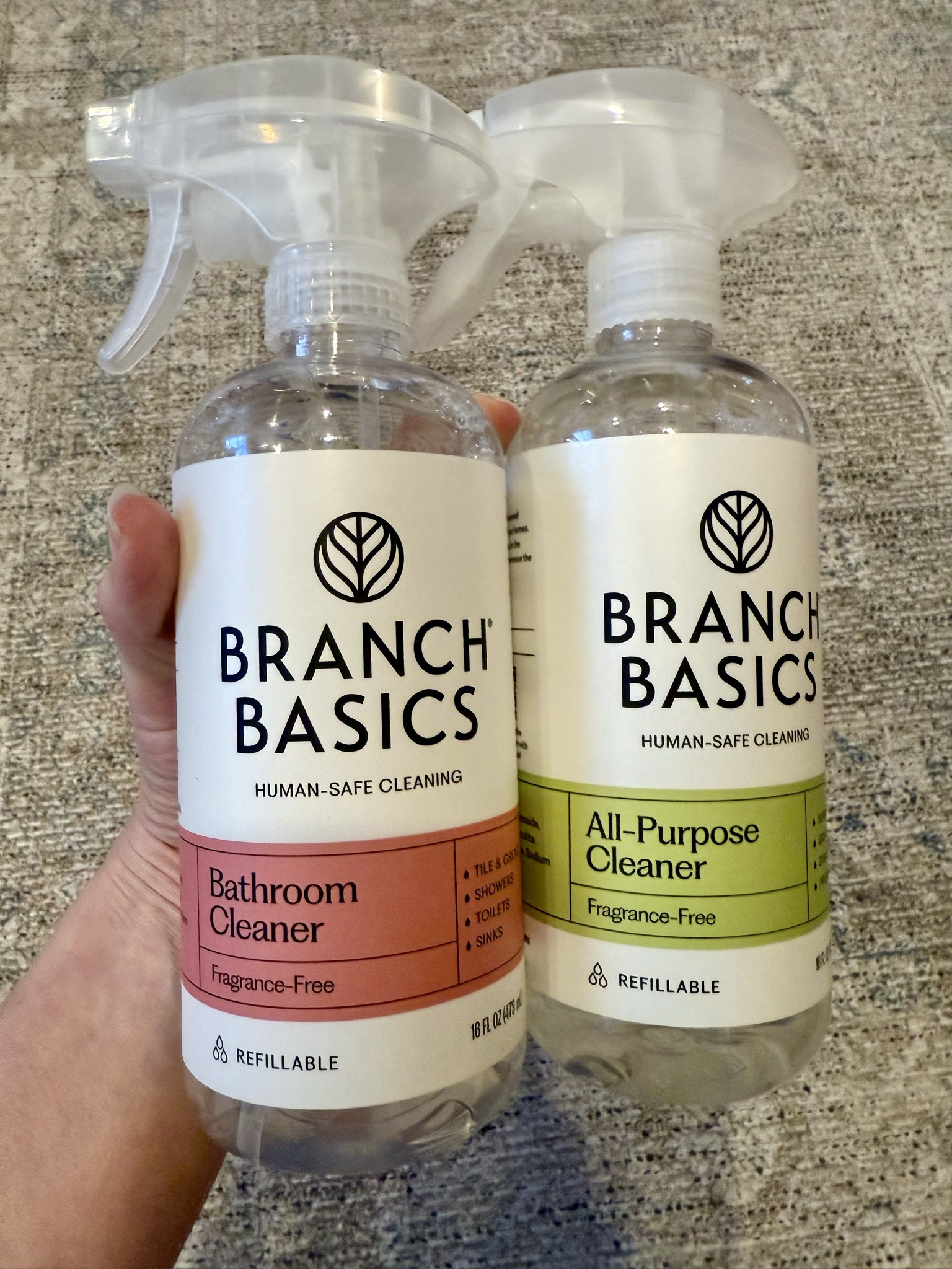 Cleaning supplies free of any harmful ingredients from Branch Basics now available at Target. These are only $4.99 and the bottles are refillable, using just their concentrate and water. 

#LTKSeasonal #LTKHome #LTKFindsUnder50