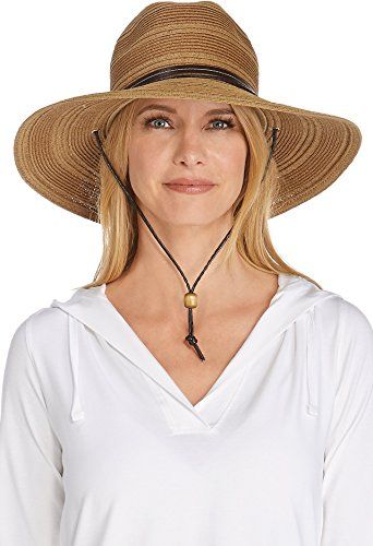Coolibar UPF 50+ Women's Tempe Sun Hat - Sun Protective (One Size- Brown) | Amazon (US)