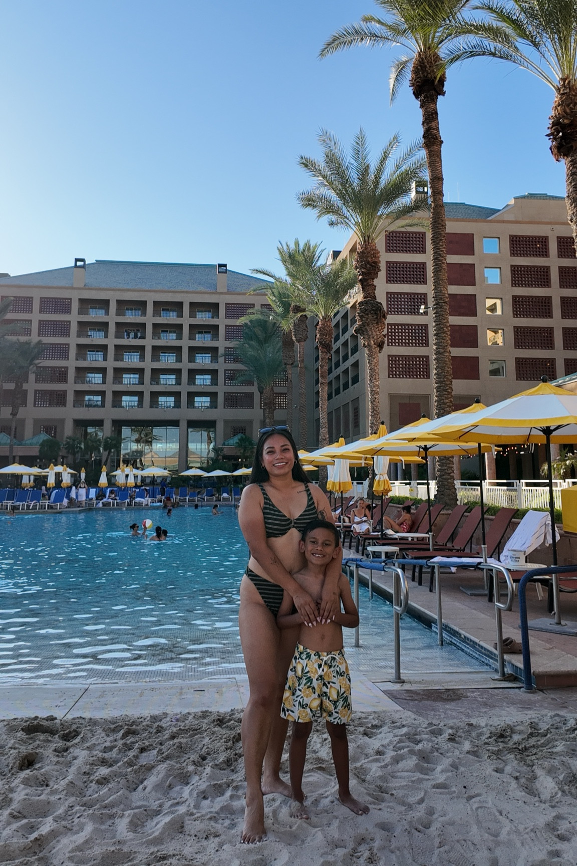 Our swimsuits are no longer available but they’re from @abercrombie and I linked the same styles! Wearing a size M for top and bottom, and my son is wearing size 5/6

#LTKSwim #LTKSaleAlert #LTKFamily