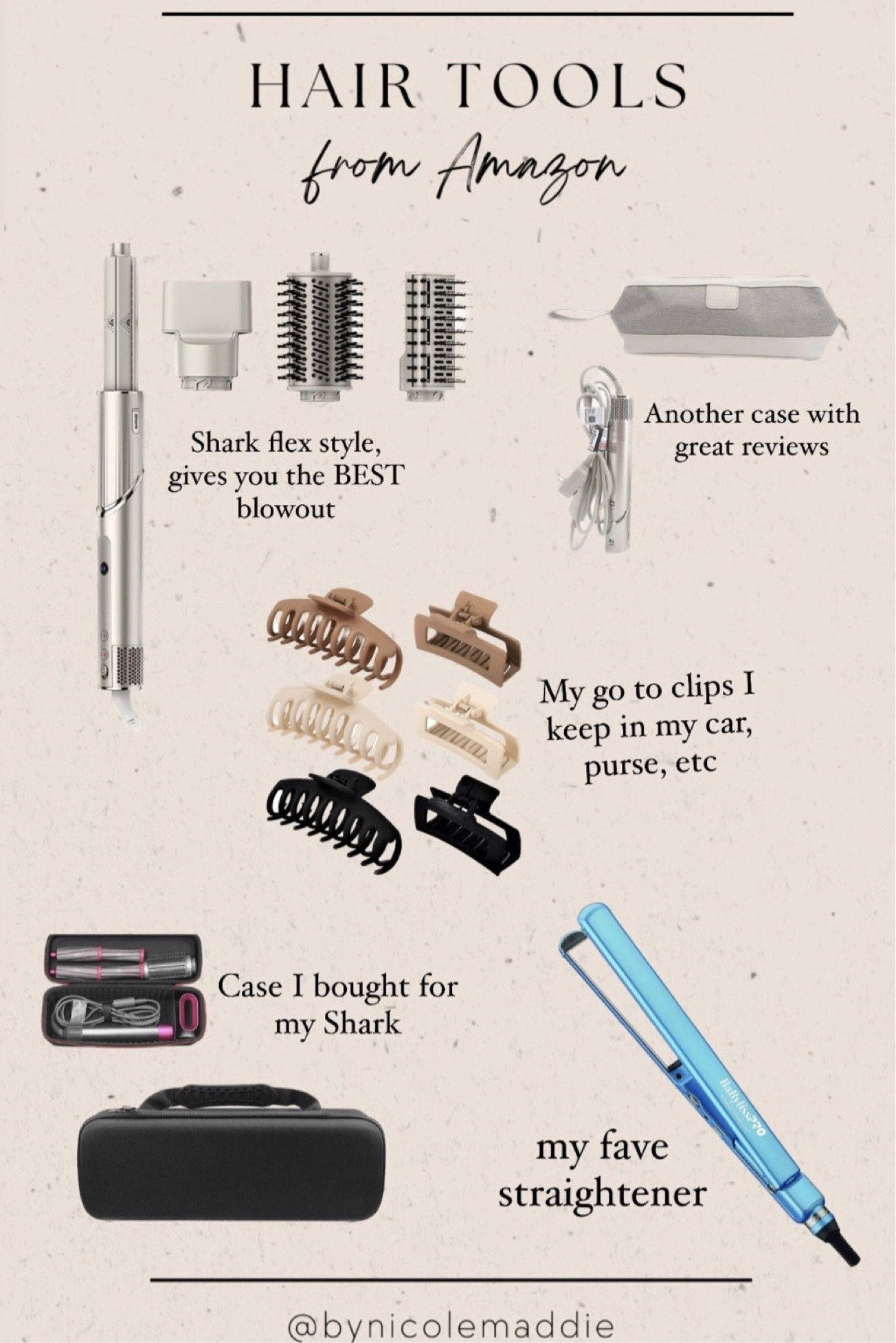 My favorite hair tools! 

#hairtools
#curlinghair 
#sharkflexstyle 

#LTKbeauty