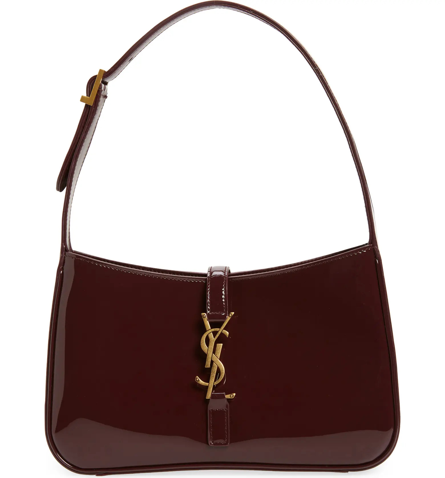 Saint Laurent Le 5 à 7 Patent Leather Hobo | Nordstrom | Nordstrom