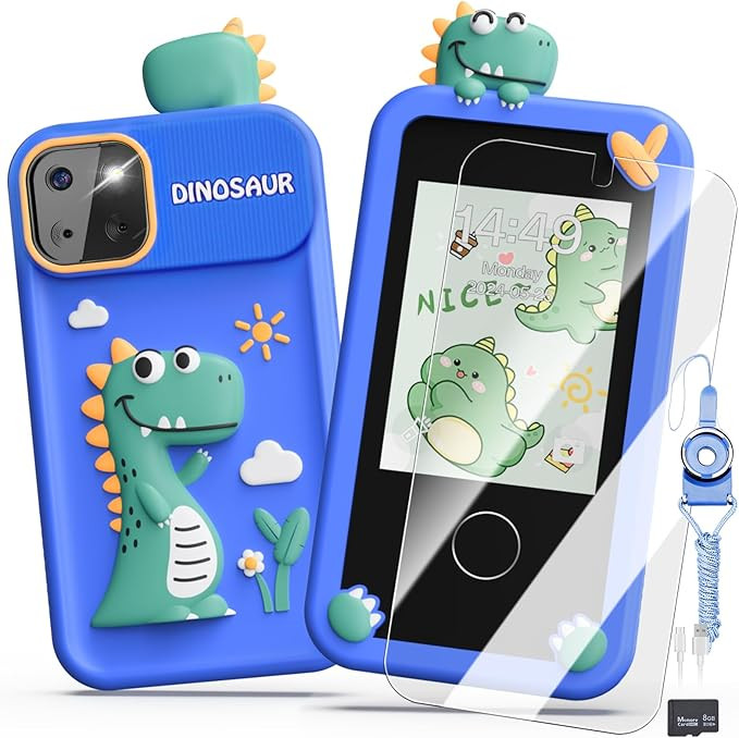 Kids Smart Phone Toys for Boys,Dinosaurs Gift Toys for Boys Ages 3-9 Christmas Birthday Gifts Min... | Amazon (US)