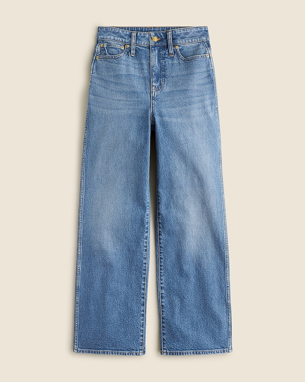 Curvy slim wide-leg jean in Lakeshore wash | J. Crew US