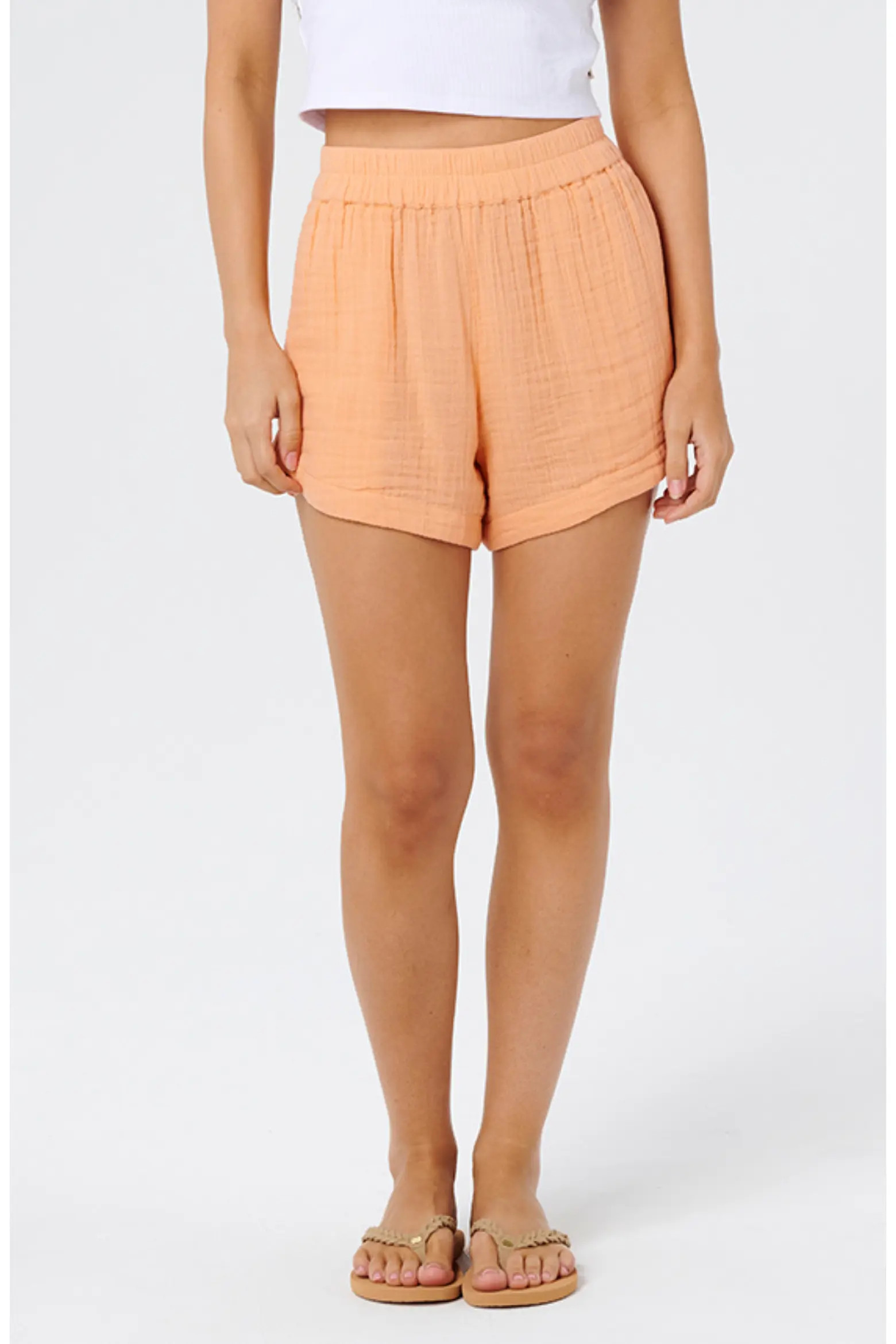 Rip Curl Premium Cotton Gauze Surf Shorts (Women) | Nordstrom | Nordstrom