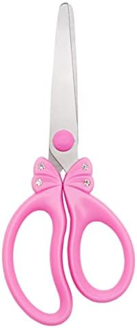 Kids scissors for girls,School supplies for girl, Pink kids scissors,Girls scissors,Blunt scissor... | Amazon (US)